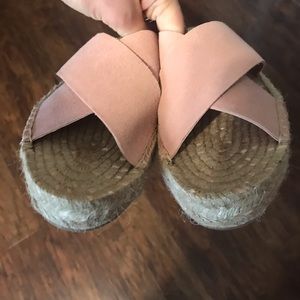 Pink espadrilles sandals!